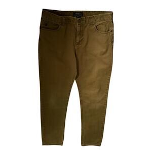 POLO Ralph Lauren Pants Boys 18 Khaki Green Straight Leg Cotton Pony Classic